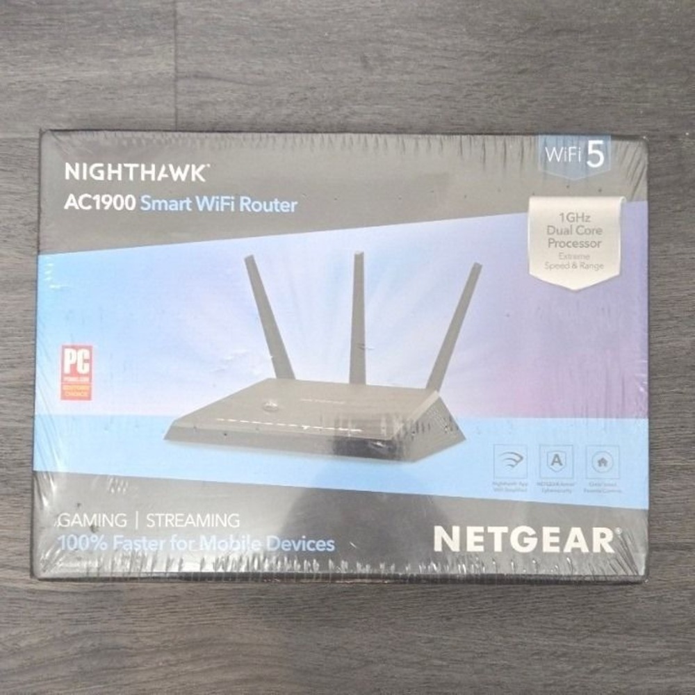 NETGEAR Nighthawk AC1900 Smart‎ WiFi Router R7000 Dual-Band Gigabit